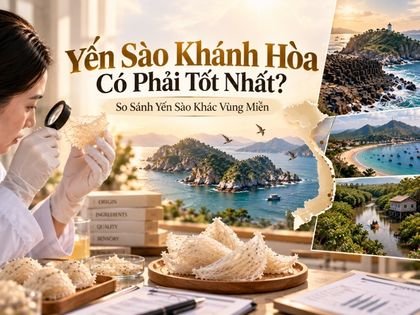 Yến Sào Khánh Hòa Có Phải Tốt Nhất? So Sánh Yến Sào Khác Vùng Miền